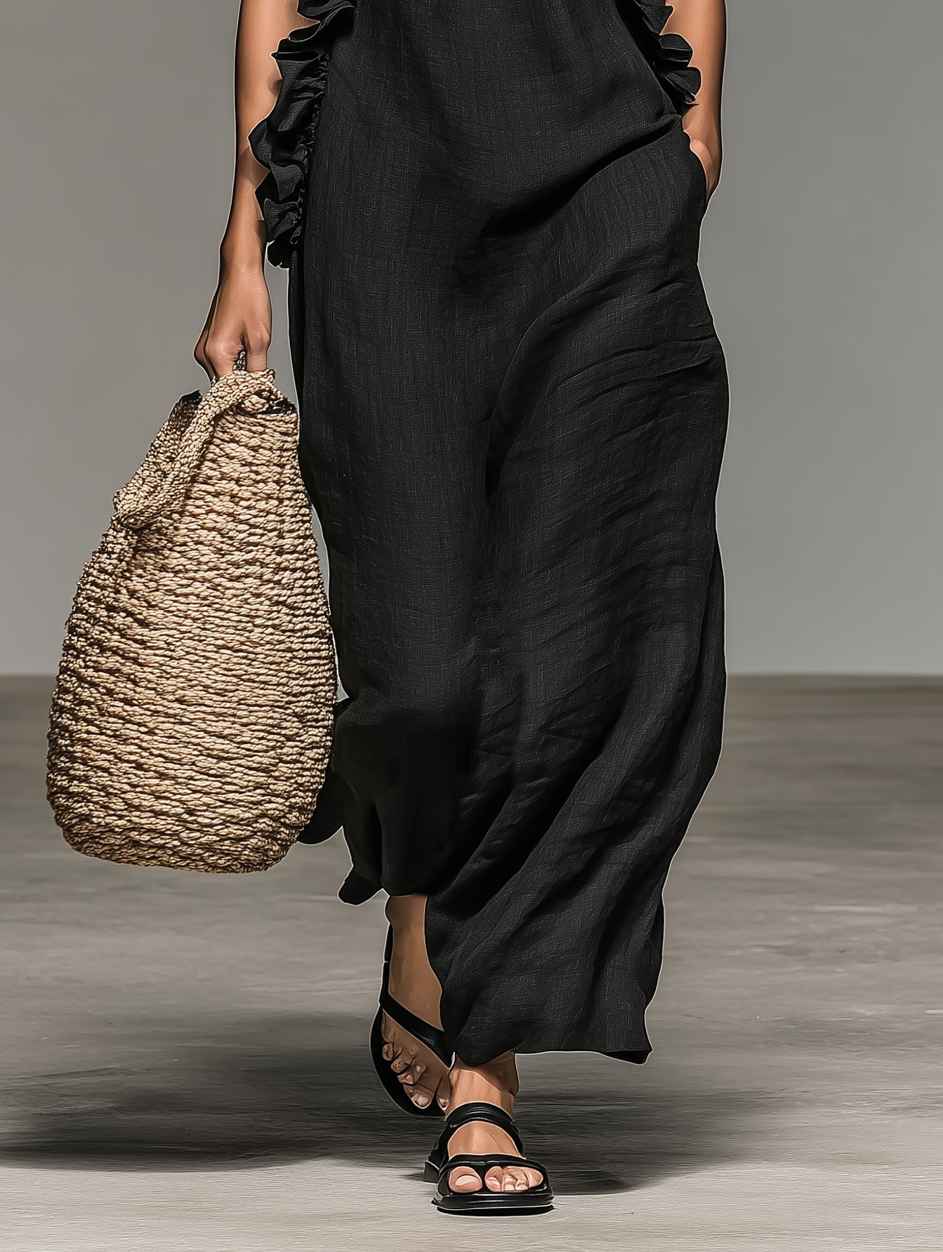 Claire | Elegant Maxi Dress with Pockets