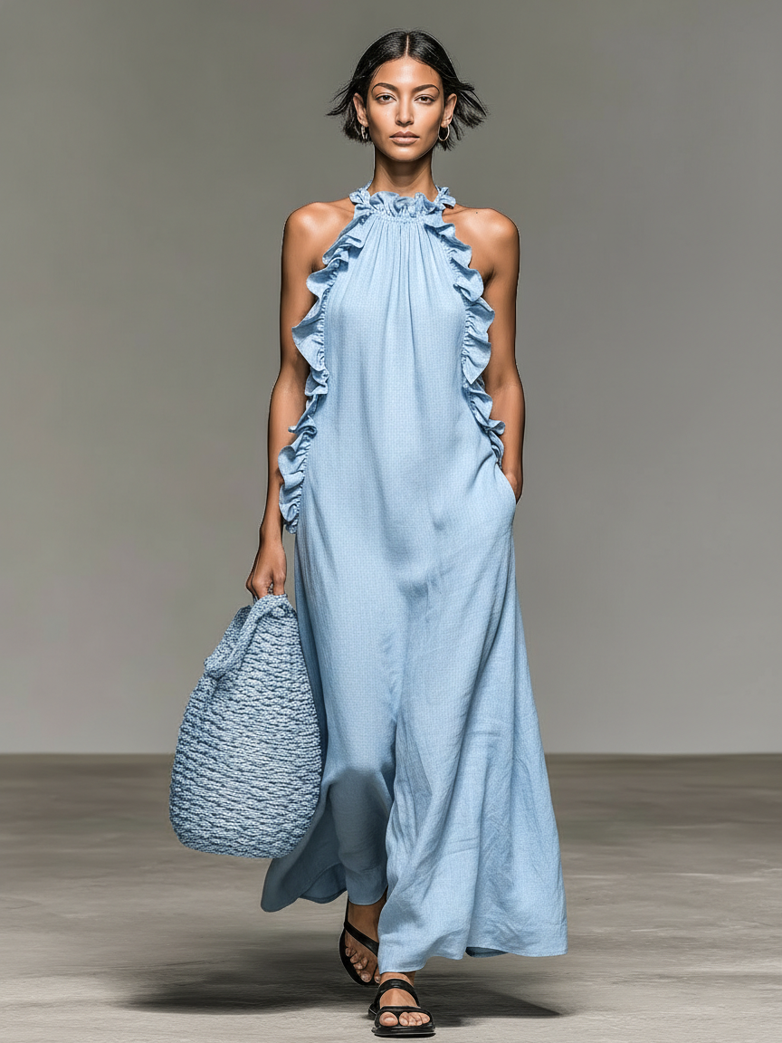 Claire | Elegant Maxi Dress with Pockets