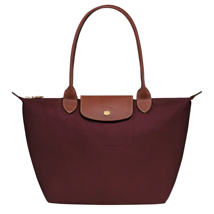 Elegant Tote Bag - Medium, Burgundy