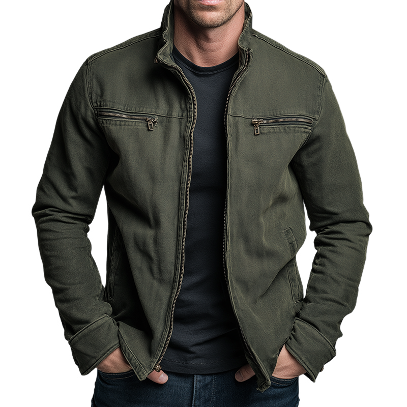 Christian | Vintage Military Zip Jacket