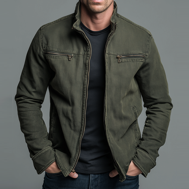 Christian | Vintage Military Zip Jacket