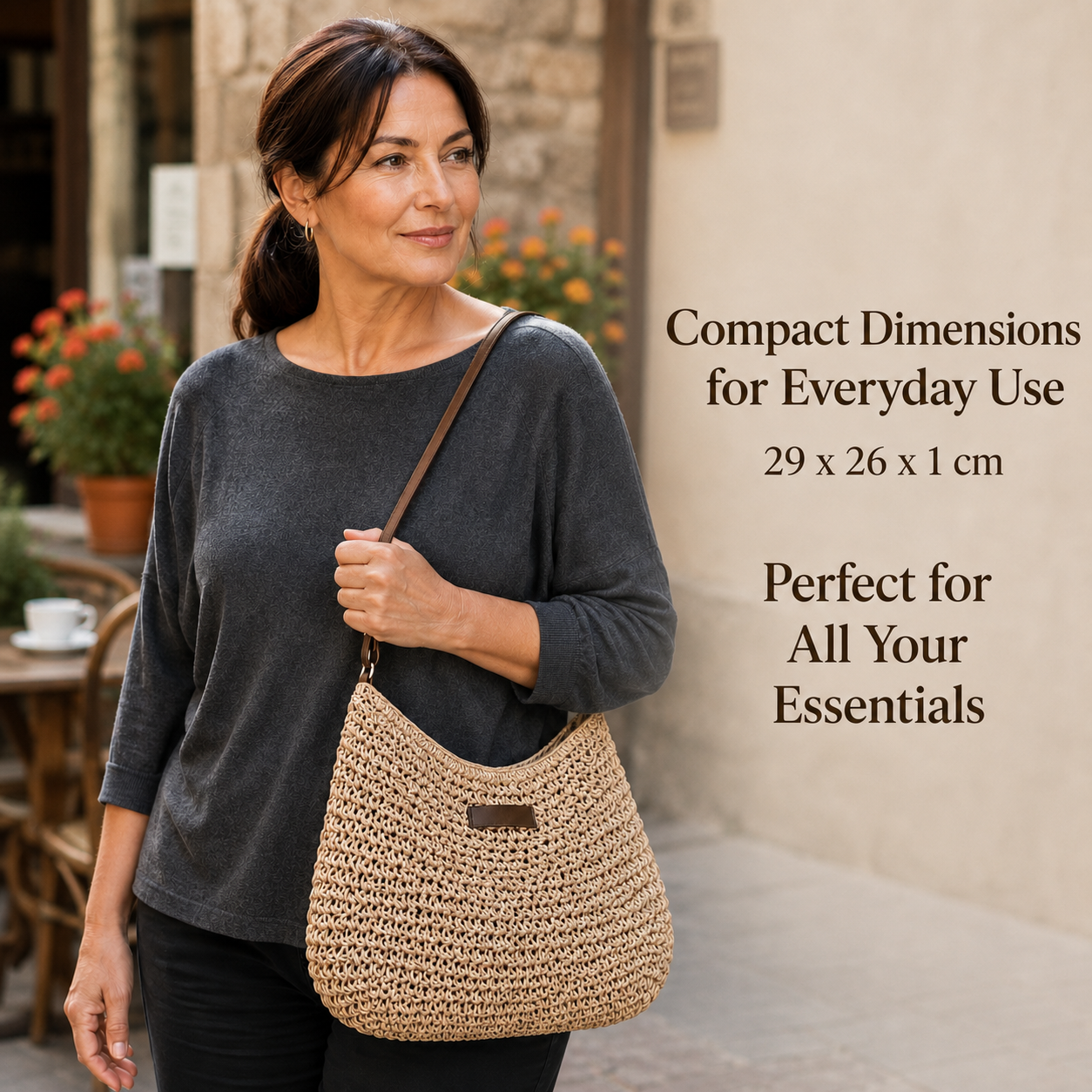 Simona | Elegant Woven Handbag
