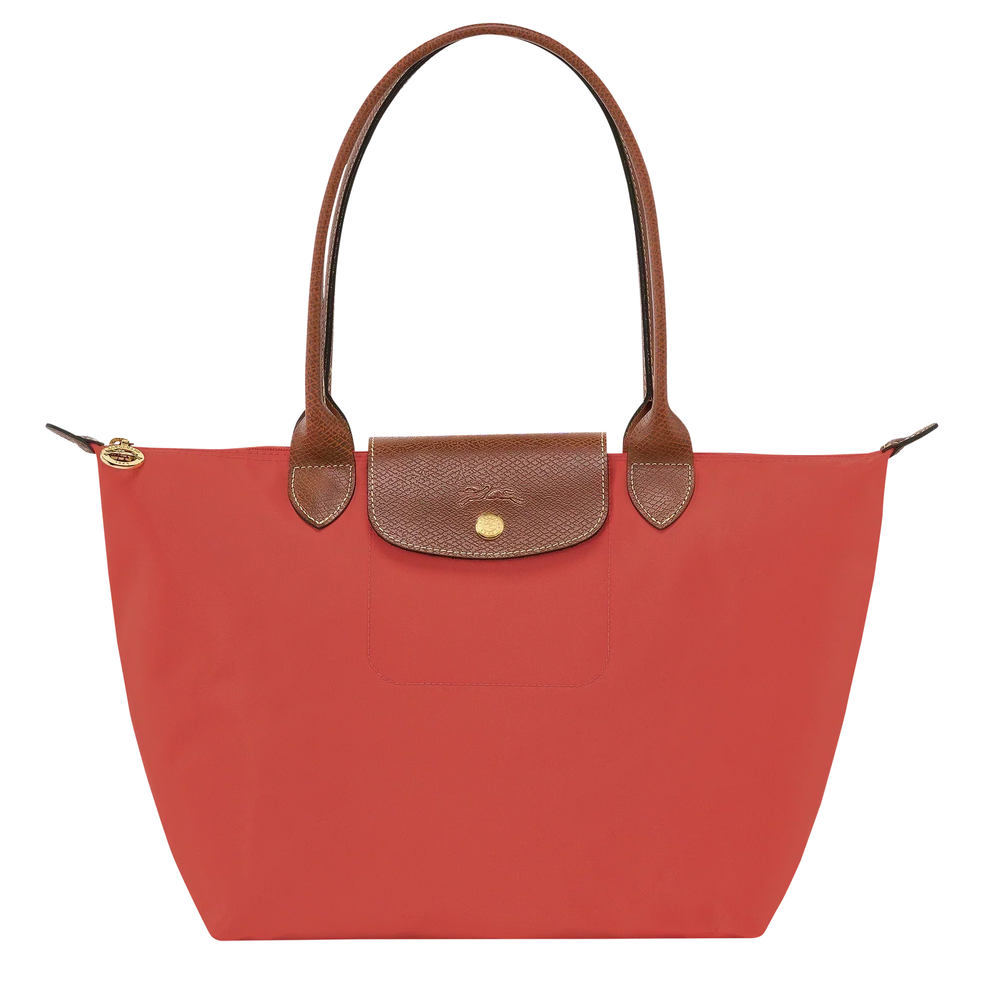 Elegant Tote Bag - Medium, Tomato