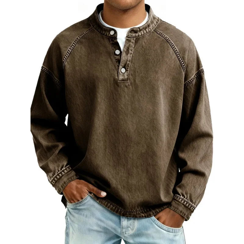 Stan | Vintage Henley Shirt
