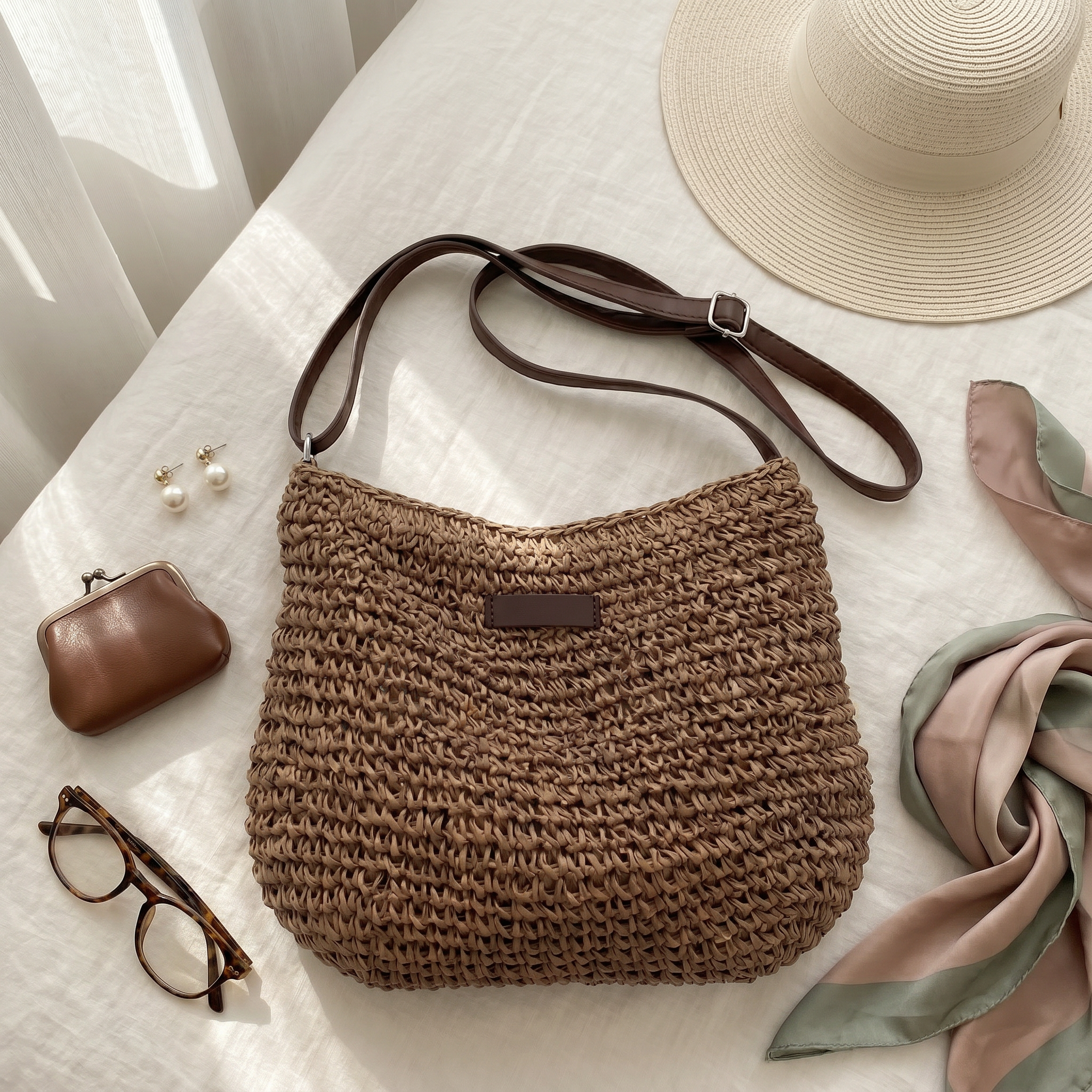 Simona | Elegant Woven Handbag