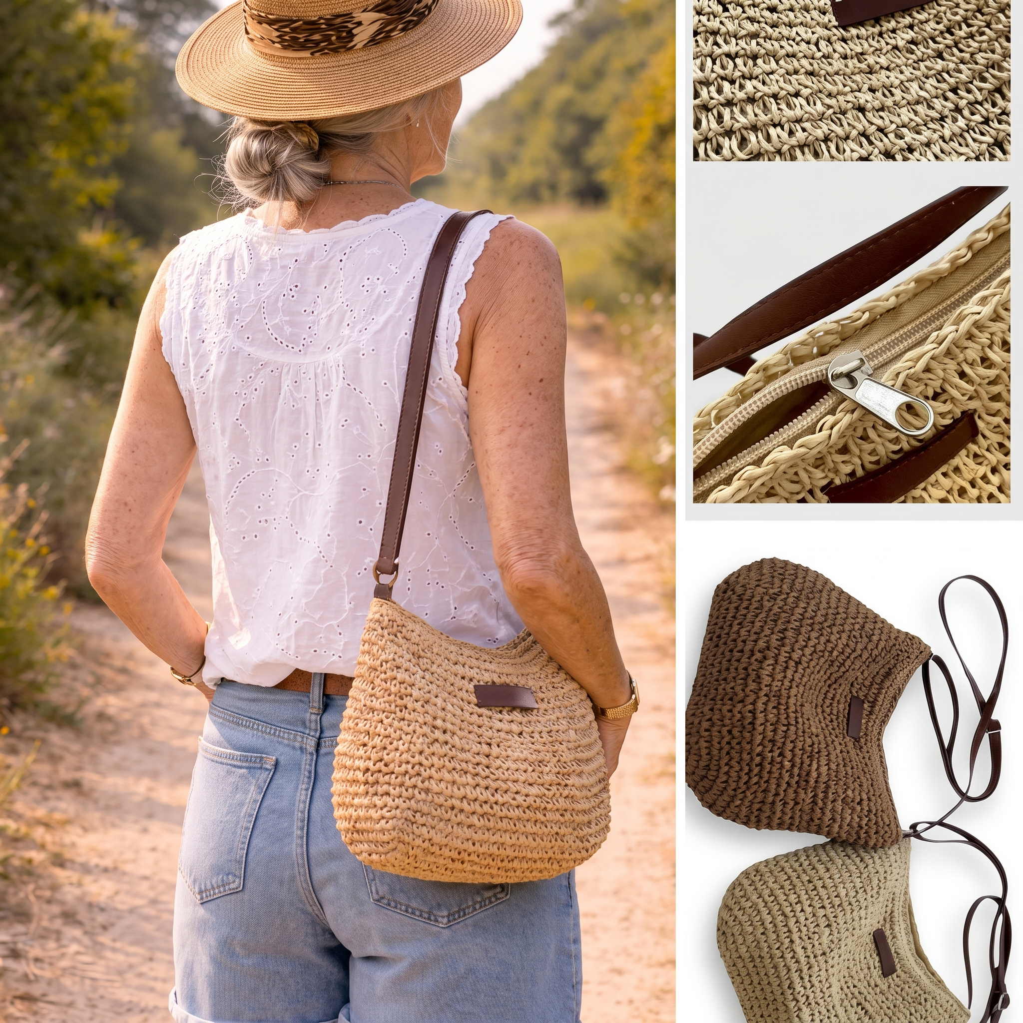Simona | Elegant Woven Handbag